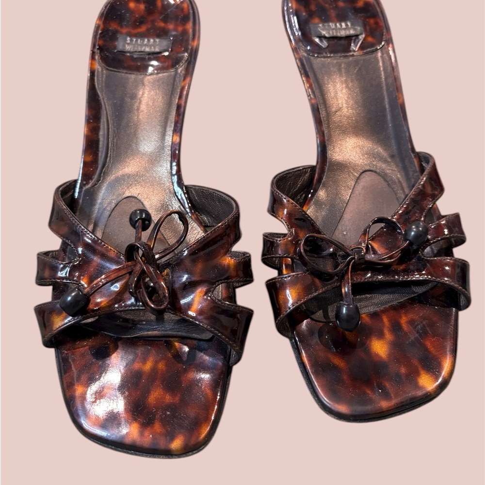 Stuart Weitzman Tortoiseshell Women's Sandals
